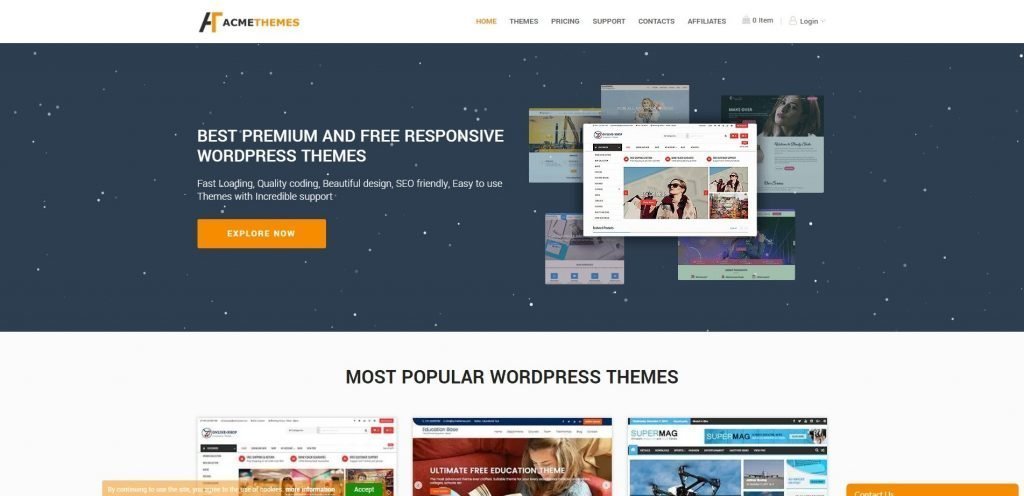 Acme themes christmas & new year WordPress deals