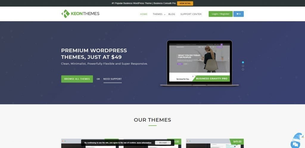Keon themes christmas & new year WordPress deals