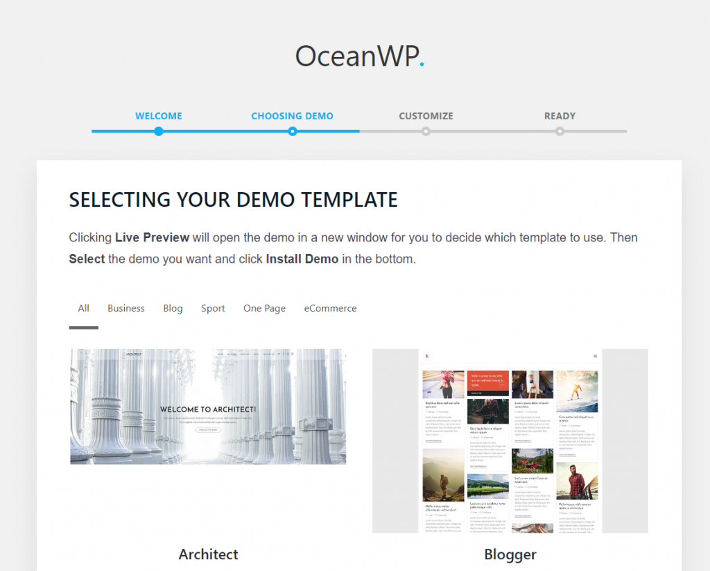 OceanWP - Lightweight Page Builder WordPress Theme Review