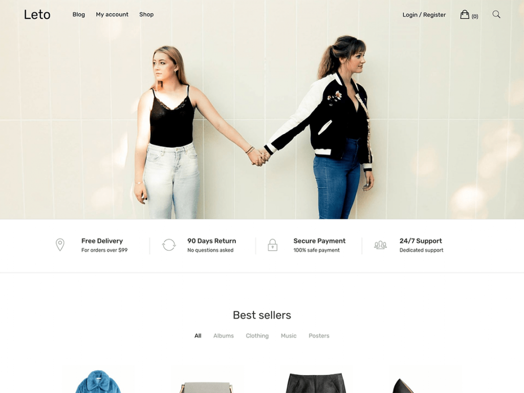 leto woocommerce theme screenshot