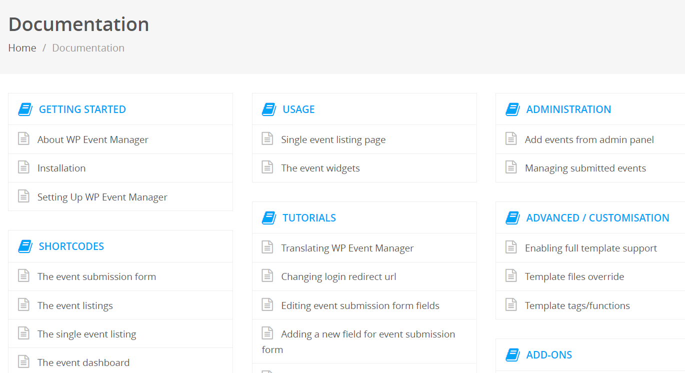 Event Management WordPress Plugin