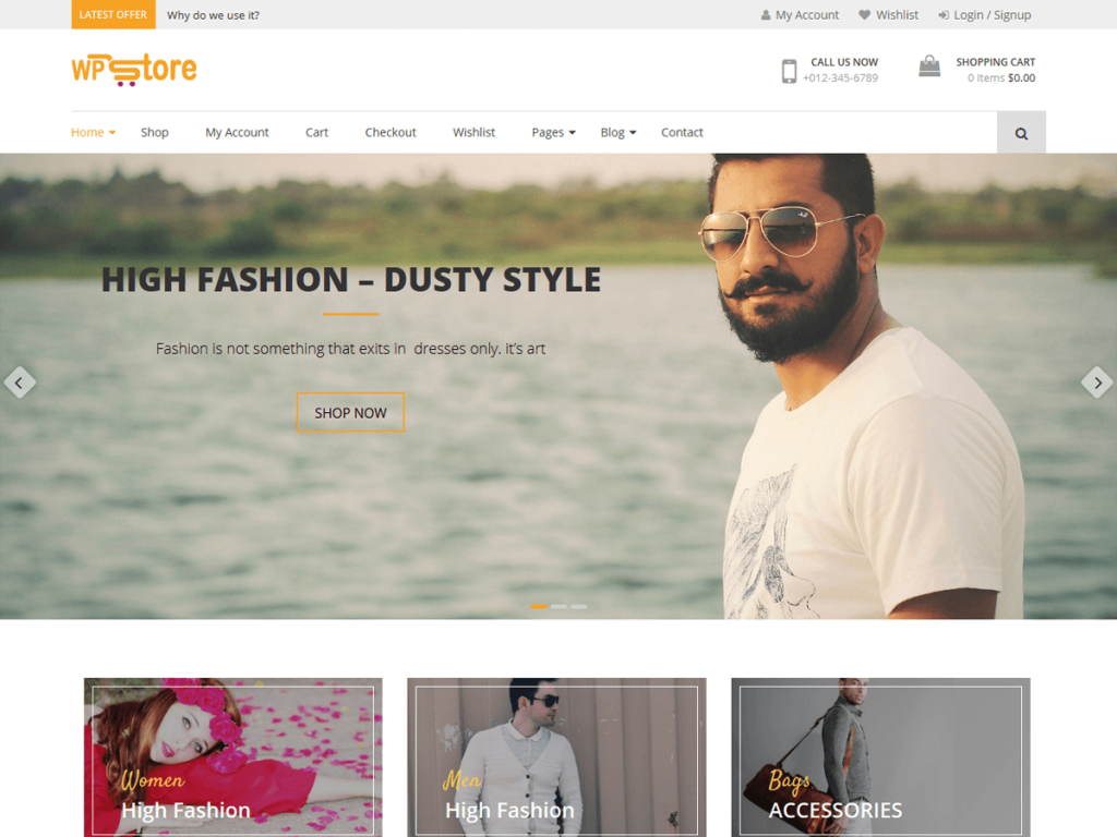 15+ Best Free WooCommerce WordPress Themes 2022 16 WP Store screenshot
