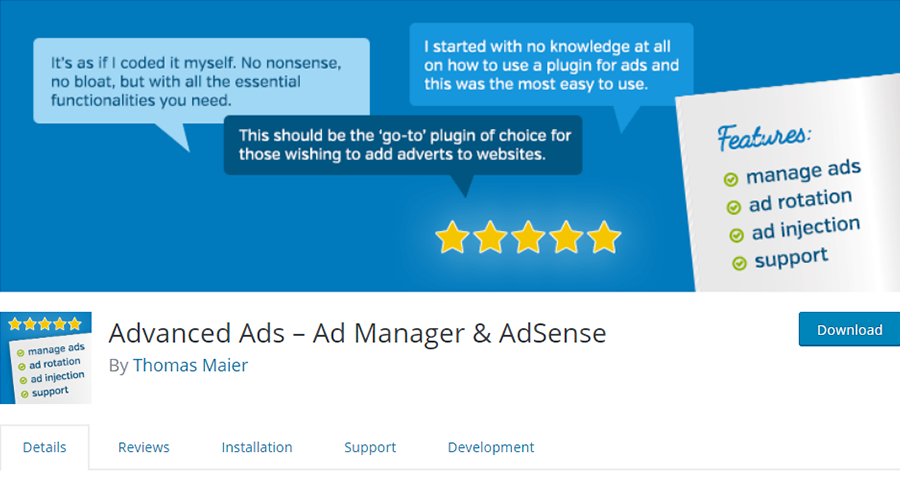 Advanced Ads-Ad Manager & AdSense Screen_Shot. Png