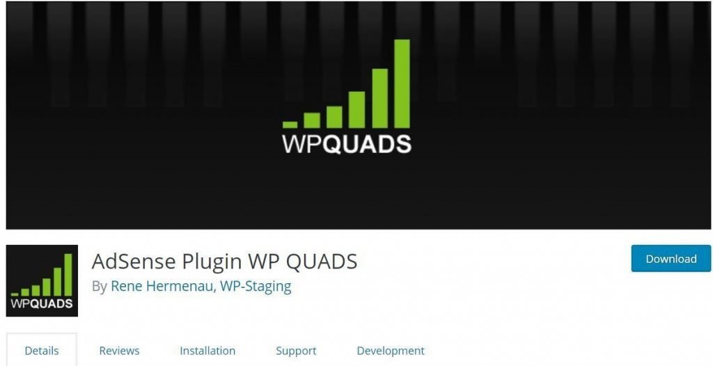 WP QUADS-Quick AdSense Reloaded Screen_Shot.Png