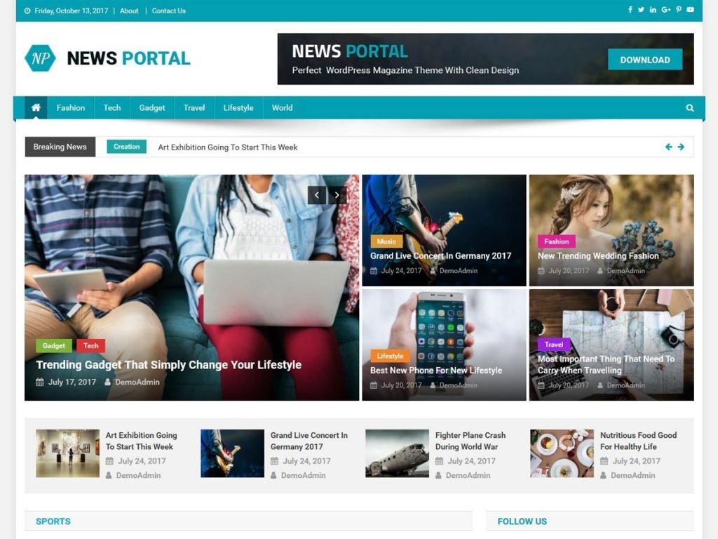 best free wordpress news & magazine themes