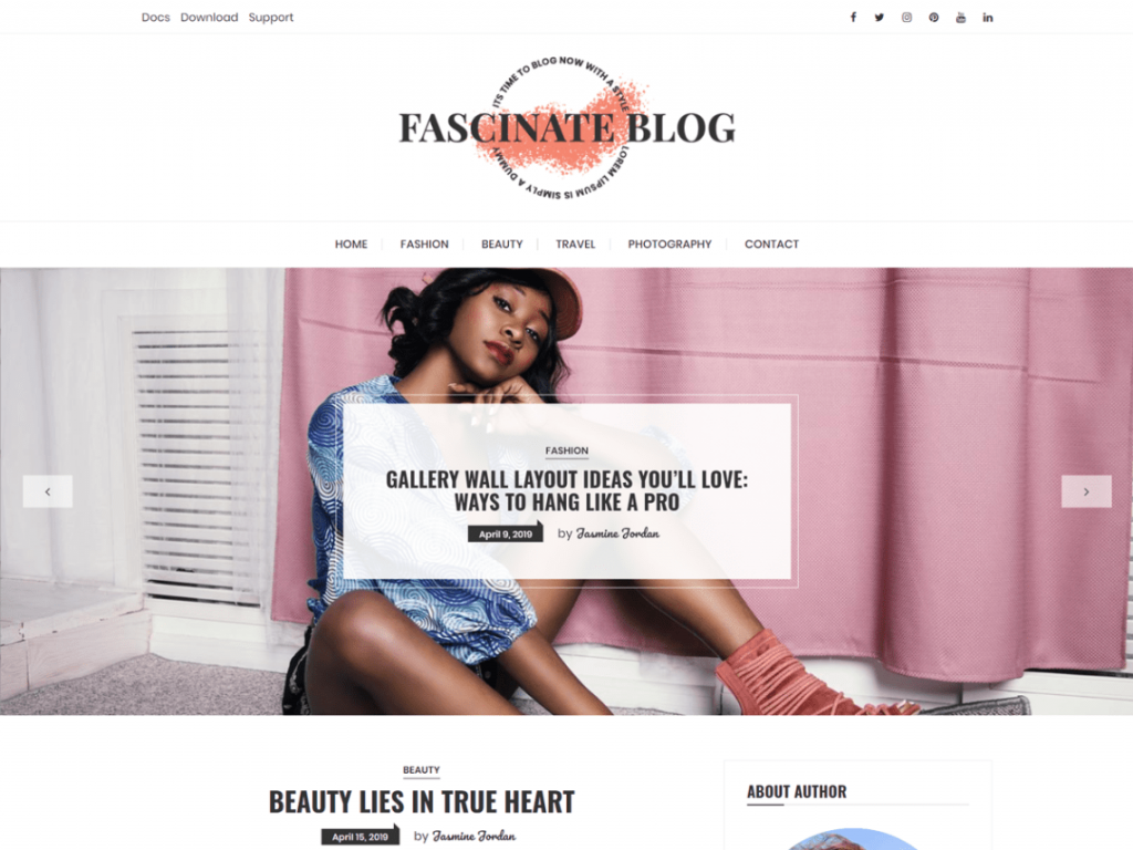 Fascinate-blog-screenshot