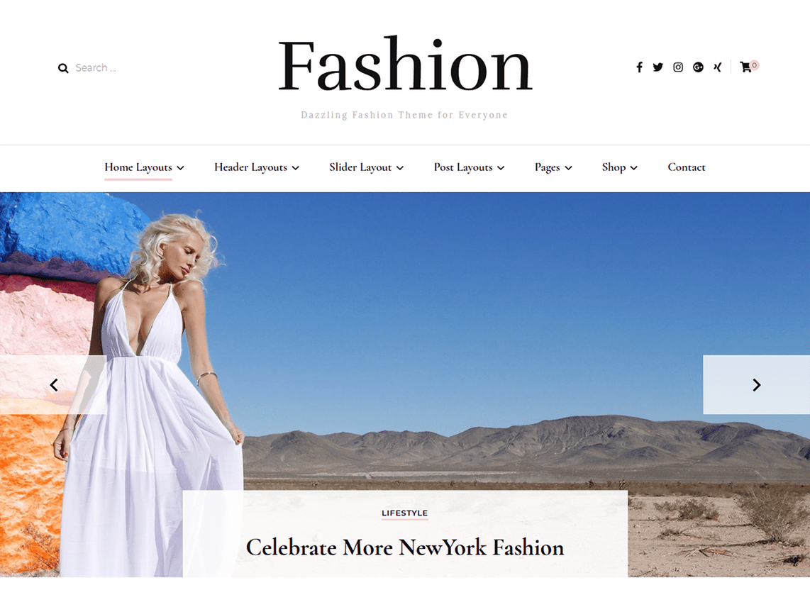 20+ Best Free WordPress Themes For Fashion Blogs 2020