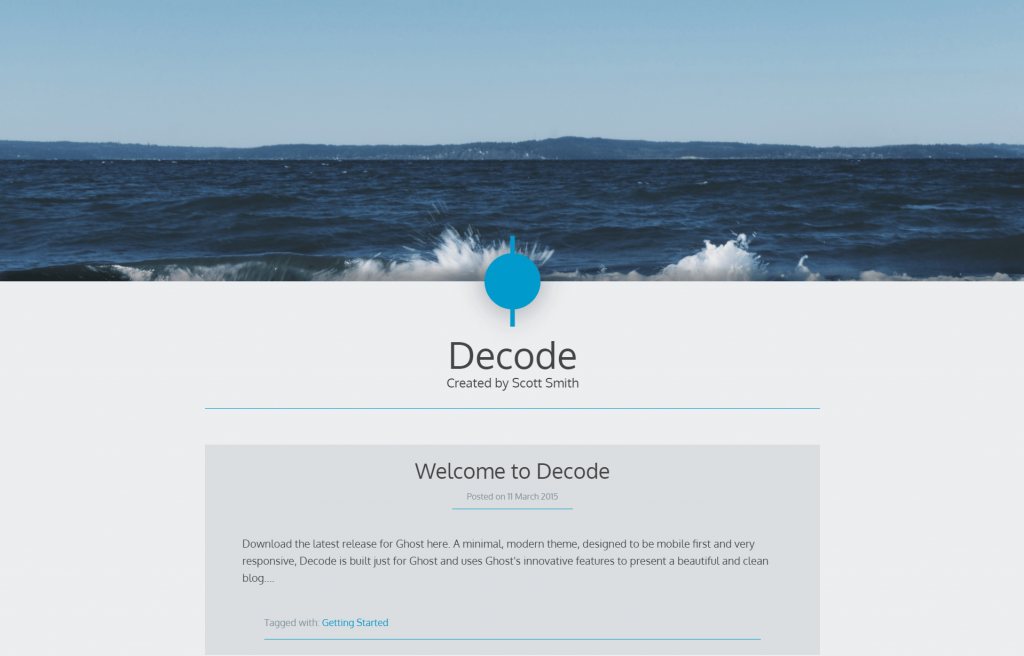 20+ Best Free Ghost Themes 2022 6 Decode Screen_Shot