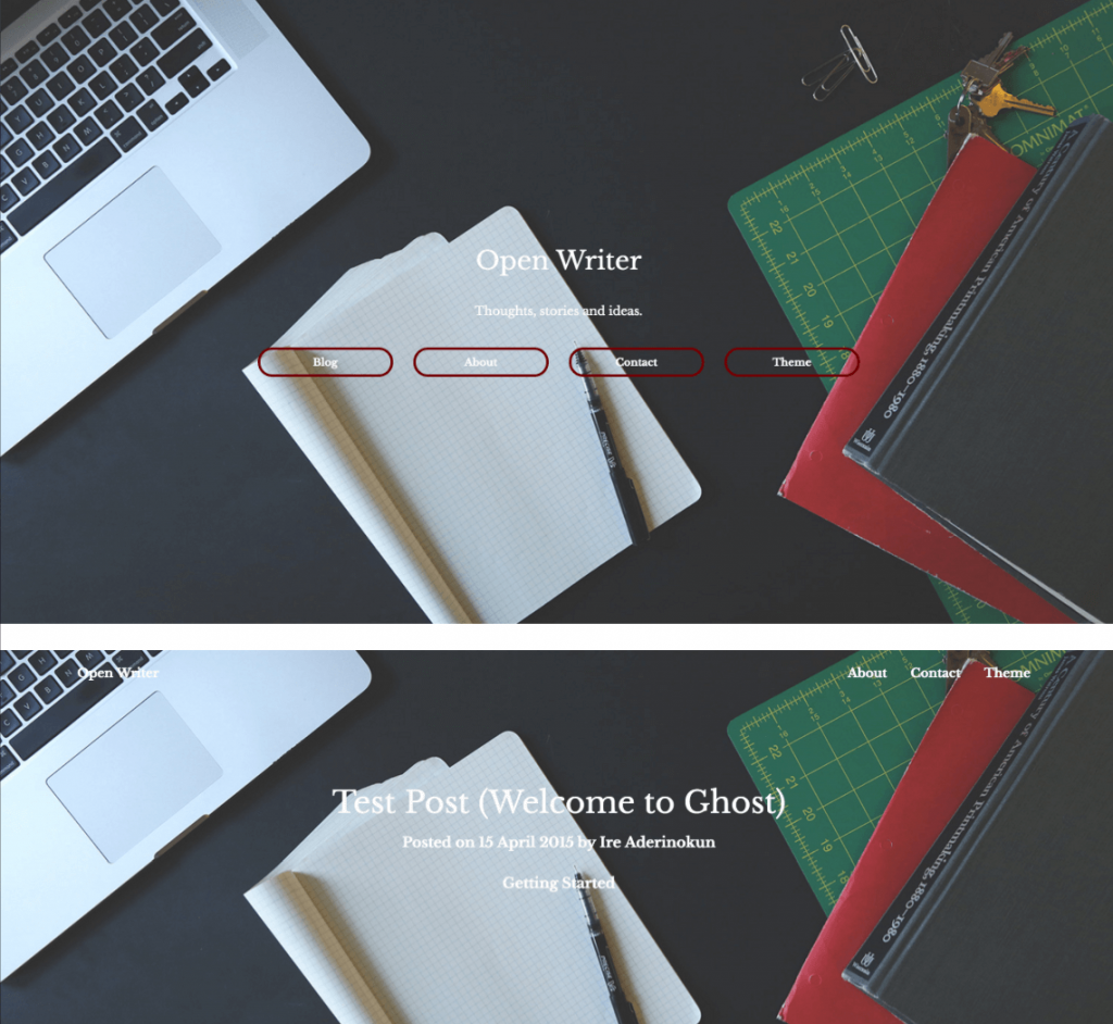 20+ Best Free Ghost Themes 2022 31 Openwriter Screen_Shot