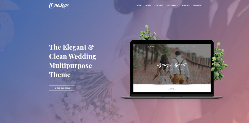 One Love - The Elegant & Clean Multipurpose Wedding WordPress Theme ss