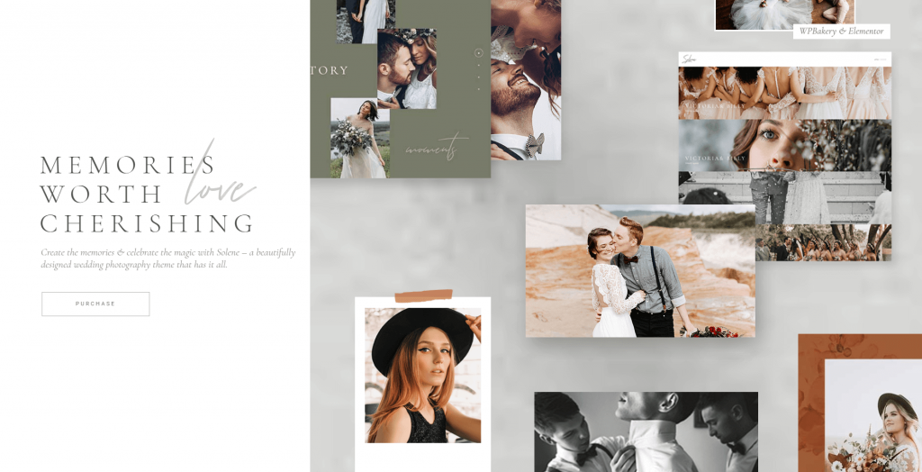 Solene - Wedding Photography WordPress theme ss