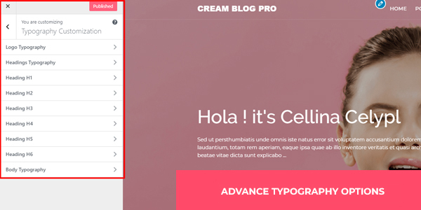 Cream blog pro 11